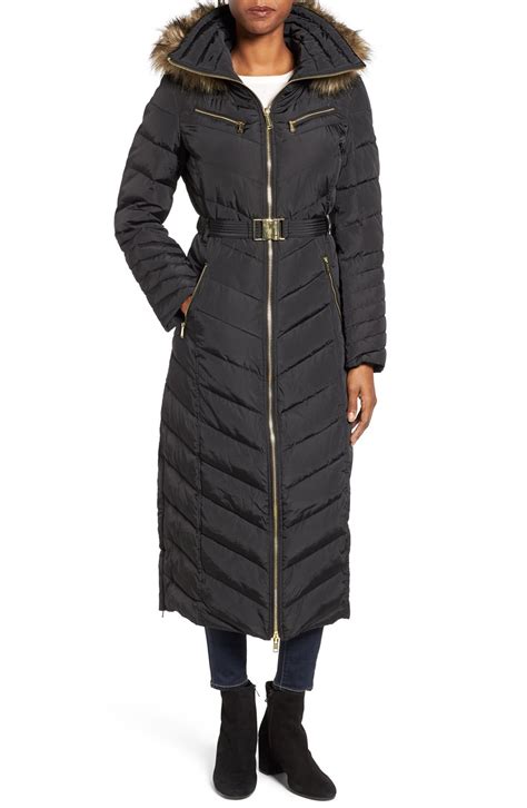 michael kors long padded coat|michael kors ladies padded coats.